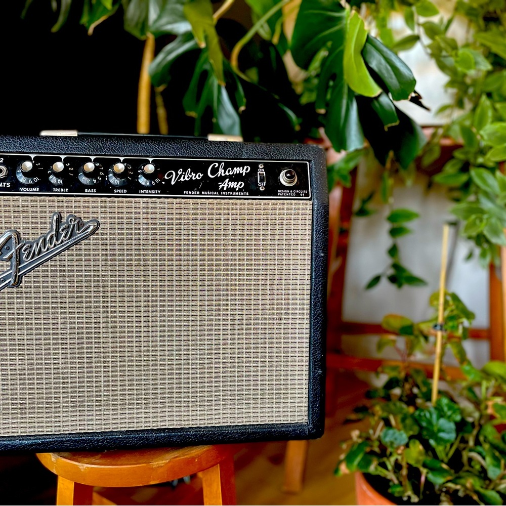 1966 Fender Vibro Champ Amp vintage